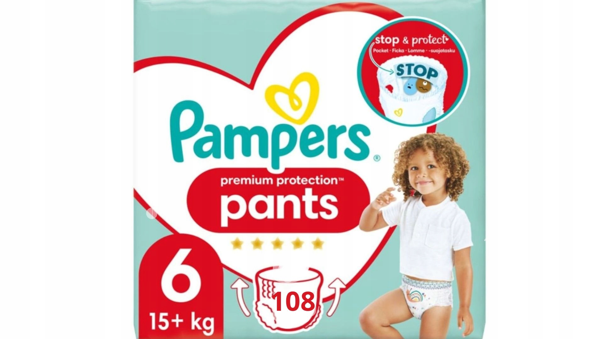 pieluchomajtki pampers junior 5