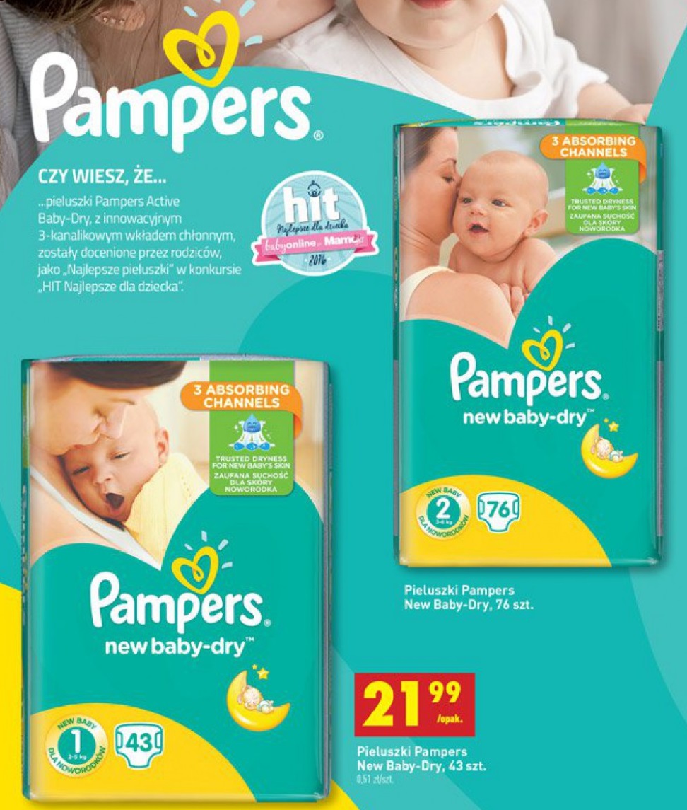 pampers pieluszki premium care rozmiar 4 ceneo