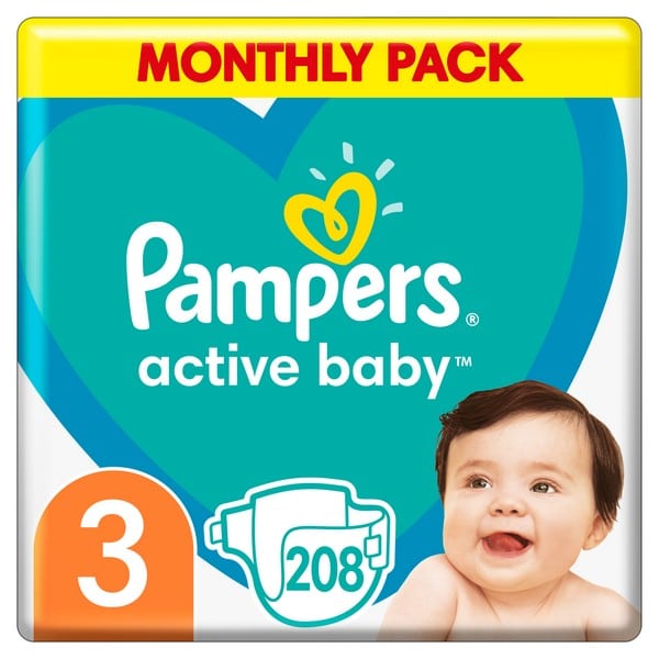 pampers active baby 4 biedronka crna