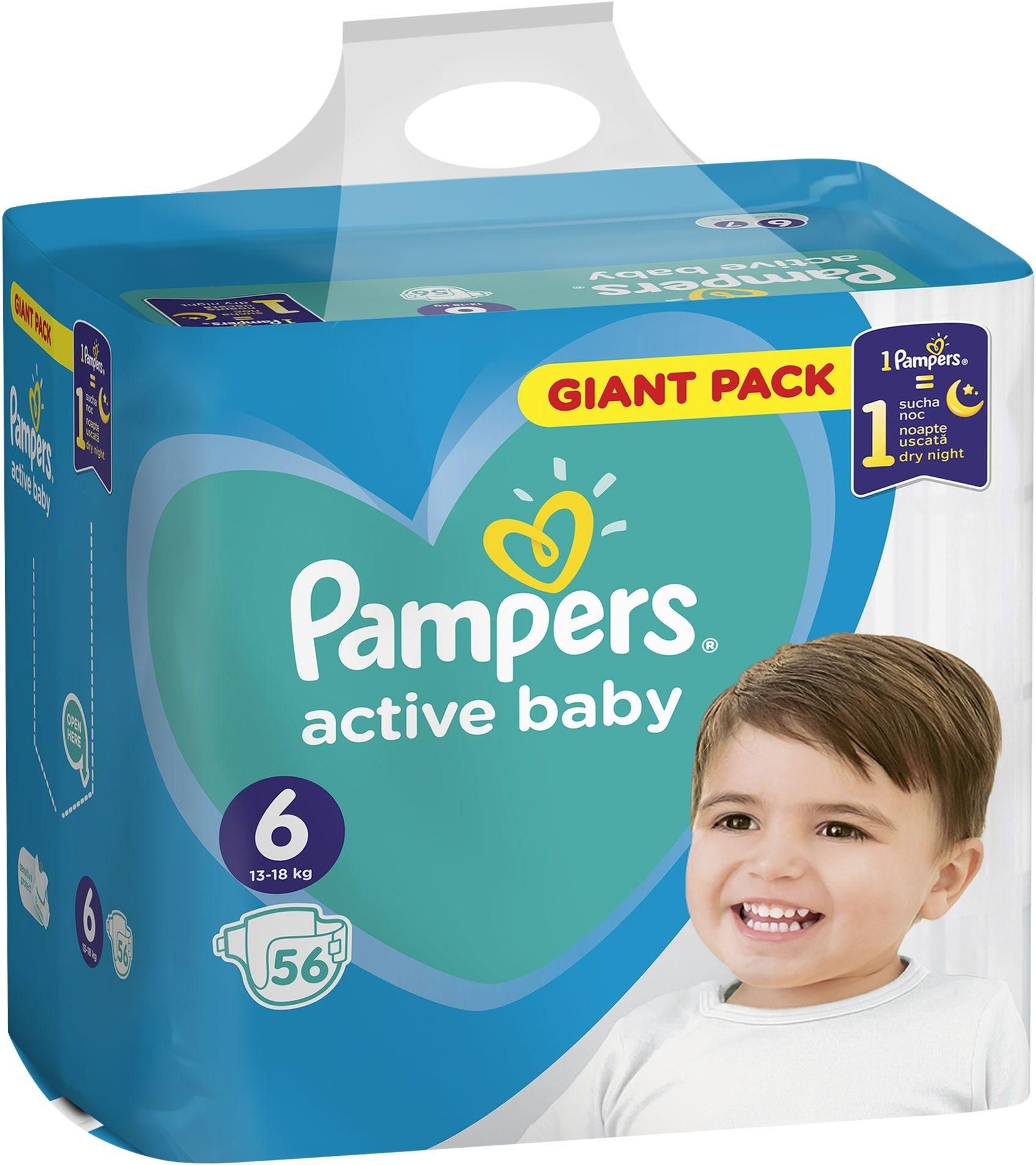 pampers 4 pomarańczowe