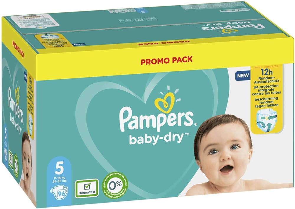 pampers new baby-dry 228 sztuk