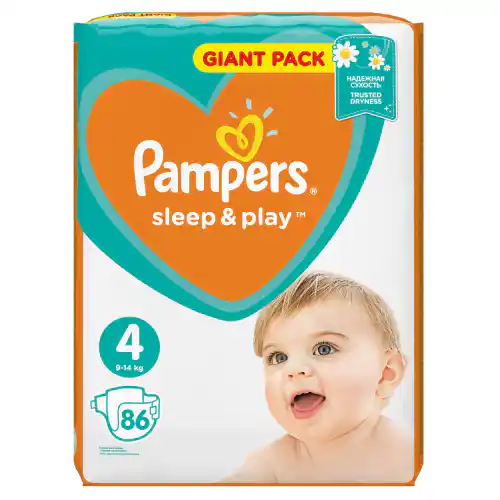 pampers pieluchy sleep play 4+