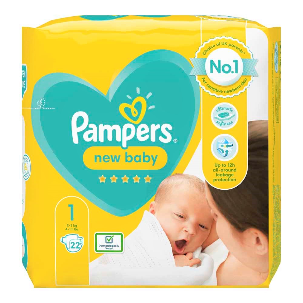 pampers premium care 1 88 штук