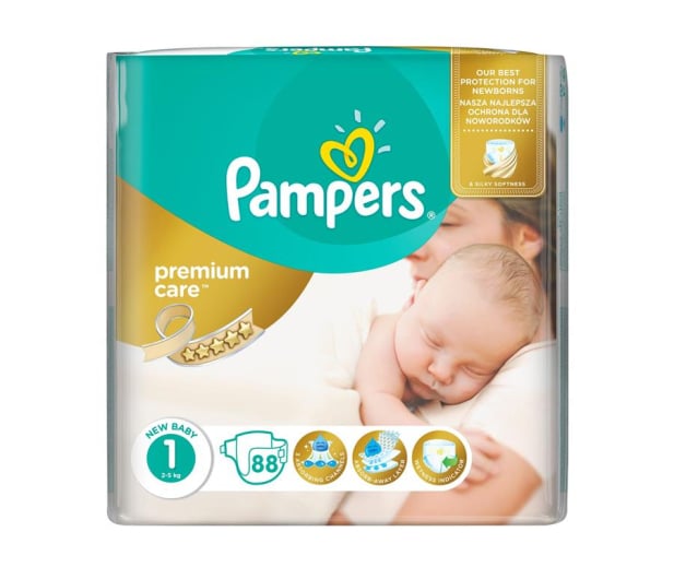 zmiana pampersa pampers i dada