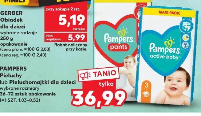 pampers active baby cena