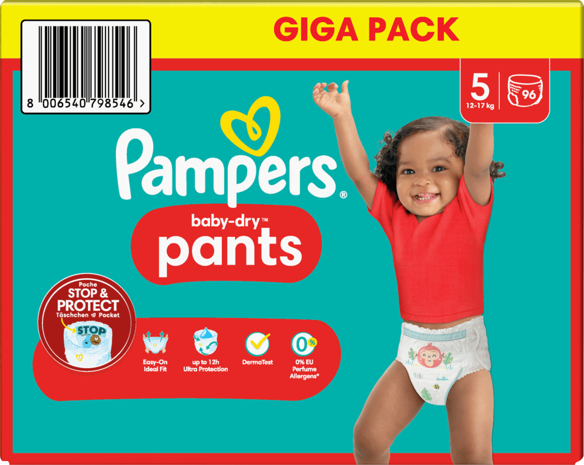 pieluchomajtki pampers jumbo pack