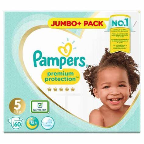 pampers baby dry size 3 midi monthly pack