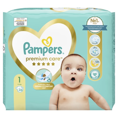 pampers cena 1 pieluchy