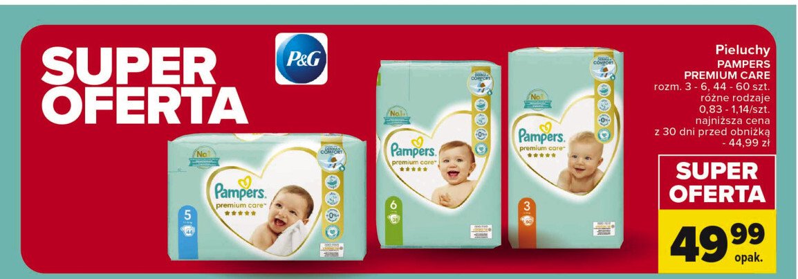 chusteczki pampers natural clean 12x64