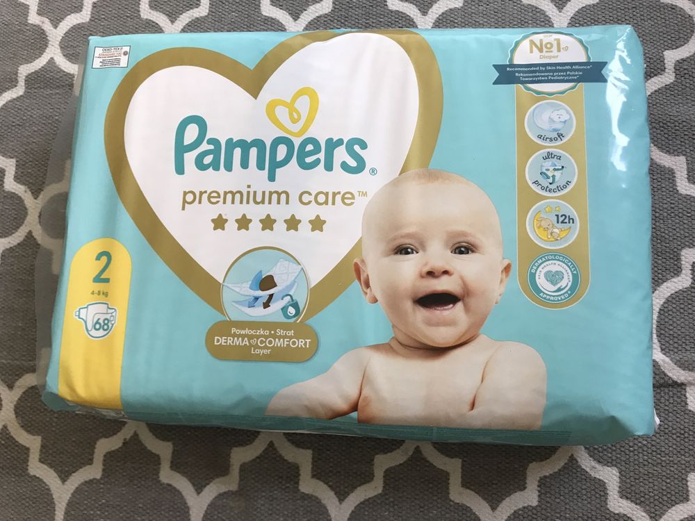 tanie pampersy pampers premium care 1