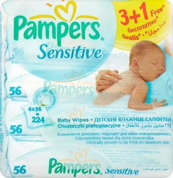 chusteczki pampers sensitive rossman