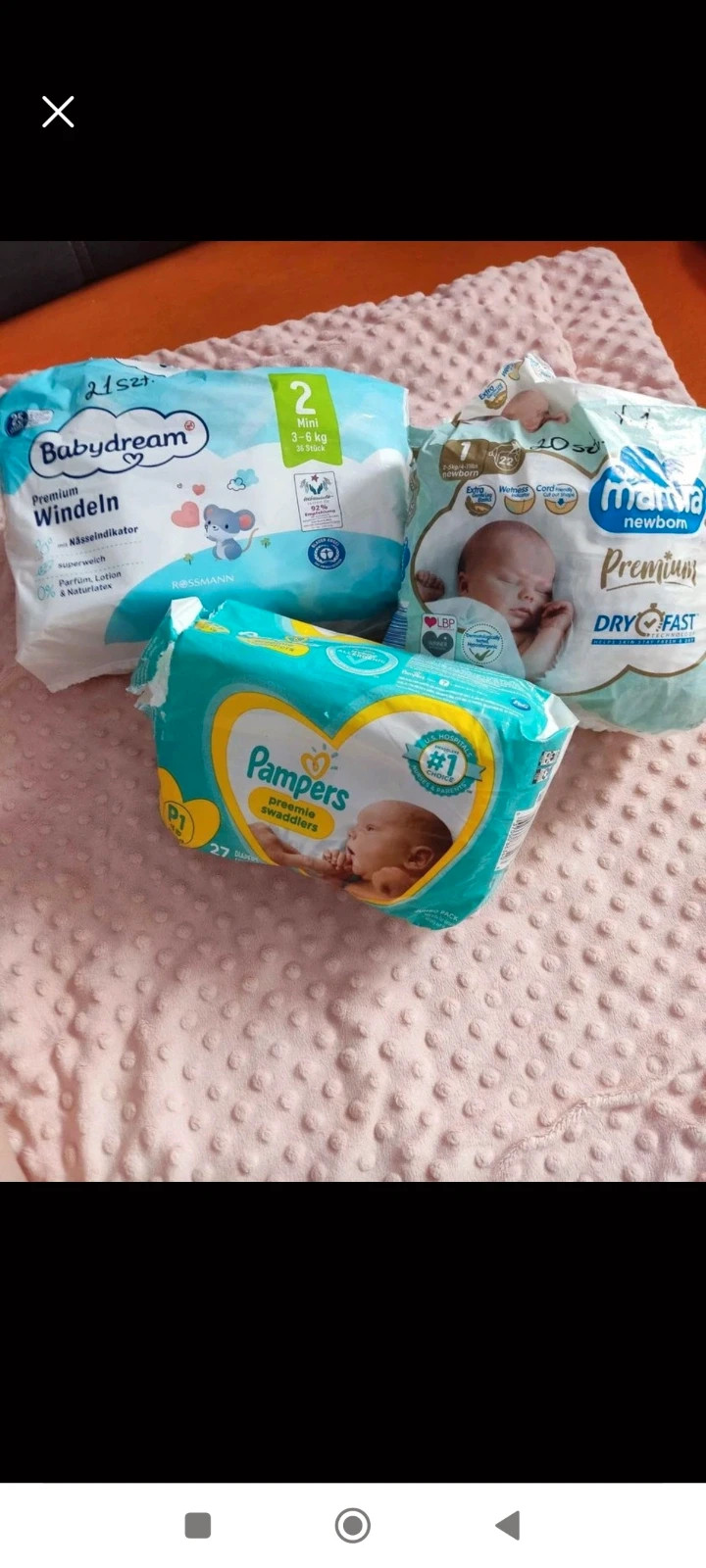 pampers new baby 2 premium protection