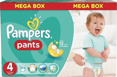 pampers pieluszki dla dzieci 4 dziewczynka