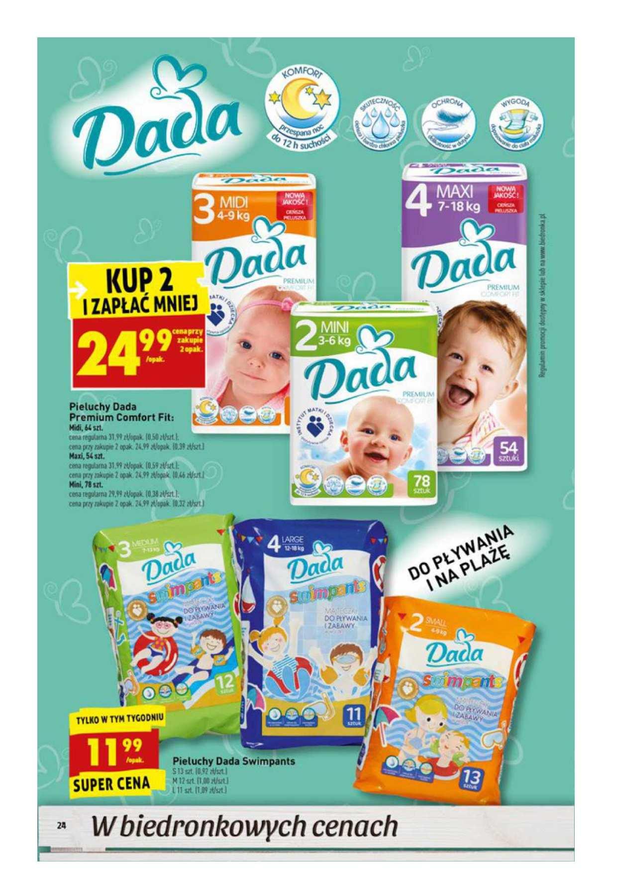 pieluchy dada czy pampers