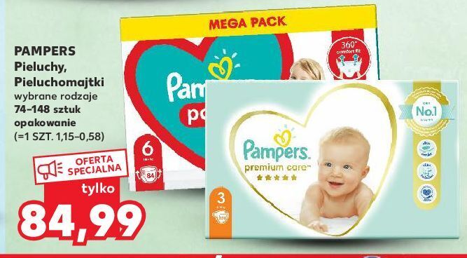 pampers premium care gorsze