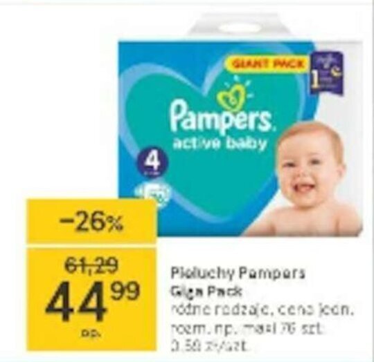 pampers 3 cena rossmann