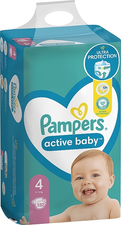 pampers active baby 2 62 szt