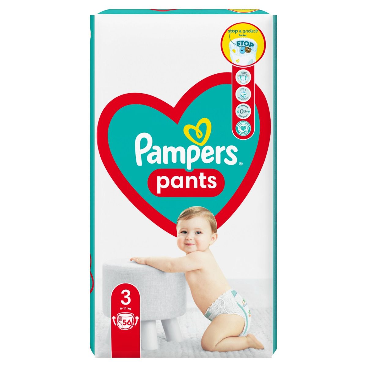 pampers magiczny guzik