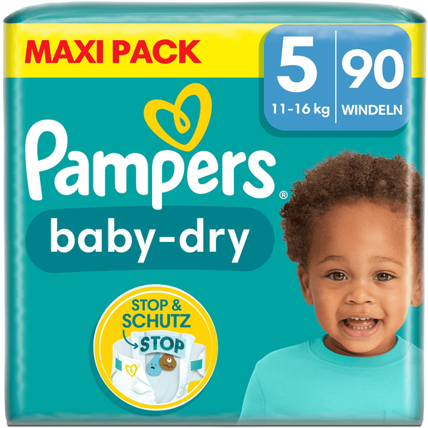 pampers slogan with a stork