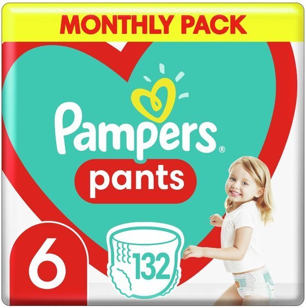 pampers pieluchomajtki pants 4 maxi 176 szt